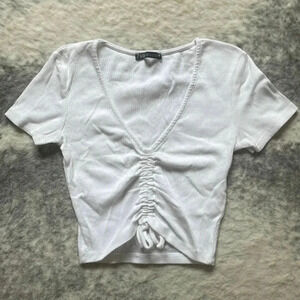 🔥4/$20 Zara Ribbed Cropped T  Shirt